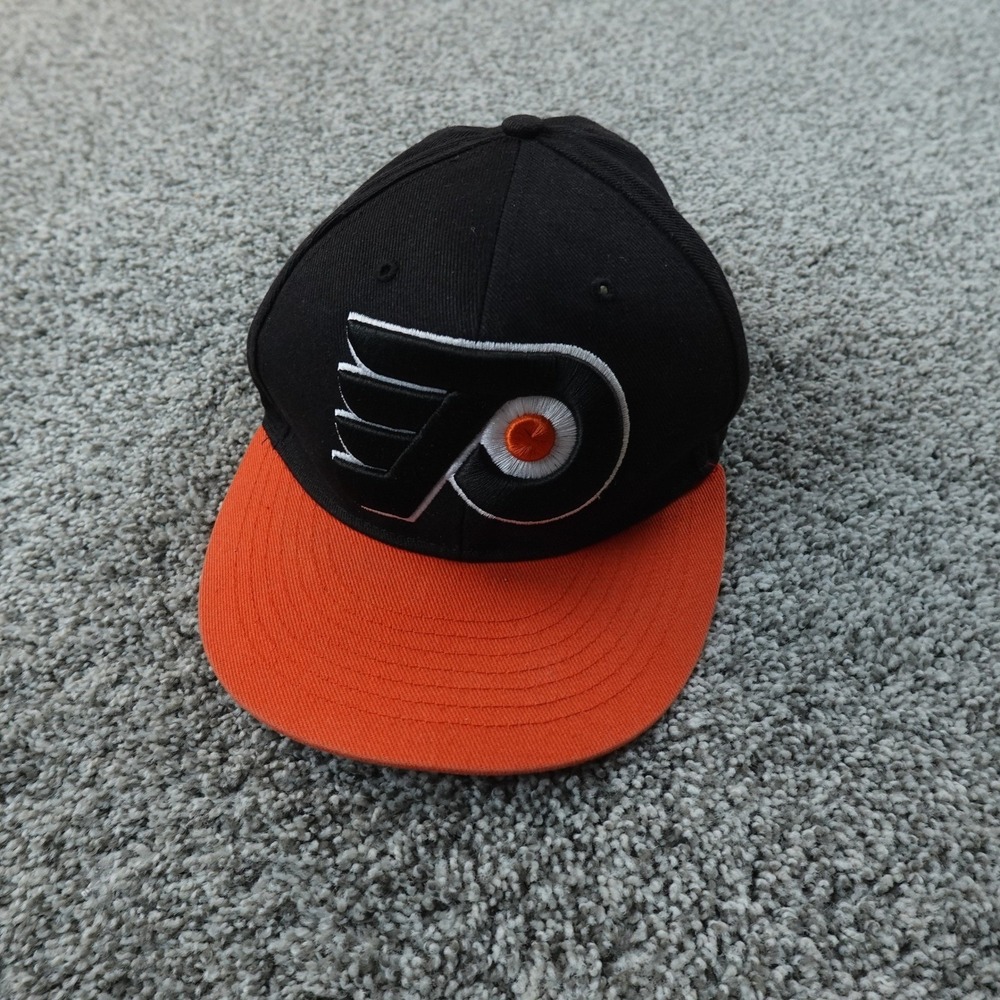 Philadelphia Flyers Hat Cap Mens One Size Adjustable Snap Back Orange Black NHL